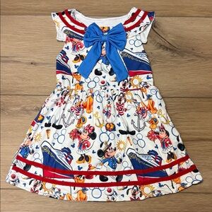 Disney Cruise sailor print dress
